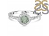 Green Amethyst & White Topaz Ring GRA-RDR-2260.