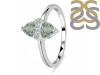Green Amethyst & White Topaz Ring GRA-RDR-2266.
