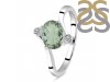 Green Amethyst & White Topaz Ring GRA-RDR-3264.