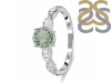 Green Amethyst & White Topaz Ring GRA-RDR-2288.