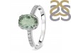 Green Amethyst & White Topaz Ring GRA-RDR-2382.