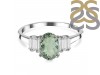 Green Amethyst & White Topaz Ring GRA-RDR-2861.