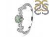 Green Amethyst & White Topaz Ring GRA-RDR-2981.