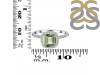 Green Amethyst & White Topaz Ring GRA-RDR-3119.