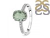 Green Amethyst & White Topaz Ring GRA-RR-207.