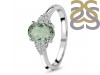 Green Amethyst & White Topaz Ring GRA-RR-364.