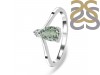Green Amethyst & White Topaz Ring GRA-RR-374.