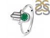Green Onyx Hamsa Hand Ring GRO-RDR-2163.