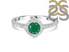 Green Onyx & White Topaz Ring GRO-RDR-2260.
