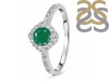 Green Onyx & White Topaz Ring GRO-RDR-2260.