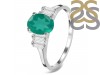 Green Onyx & White Topaz Ring GRO-RDR-2861.