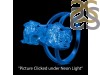 Petroleum Herkimer Diamond Rough Ring-R-Size-8 HDP-2-197