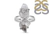 Petroleum Herkimer Diamond Rough Ring-R-Size-8 HDP-2-200