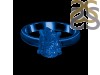 Petroleum Herkimer Diamond Rough Ring-R-Size-8 HDP-2-450