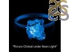 Petroleum Herkimer Diamond Rough Ring-R-Size-8 HDP-2-55