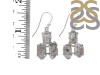 Petroleum Herkimer Diamond Rough Earring-2E HDP-3-128