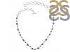 Herkimer Diamond/Black Spinel Necklace-NSL HKD-12-6
