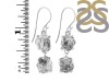 Herkimer Diamond Rough Earring-2E HKD-3-147