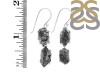 Herkimer Diamond Rough Earring-2E HKD-3-167