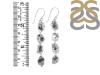 Herkimer Diamond Rough Earring-2E HKD-3-290