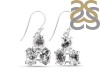 Herkimer Diamond Rough Earring-2E HKD-3-97