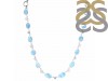 Larimar/Pearl/Blue Topaz Necklace-NSL LAR-12-54