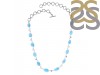 Larimar/Pearl/Blue Topaz Necklace-NSL LAR-12-56