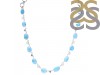 Larimar/Pearl/Blue Topaz Necklace-NSL LAR-12-59