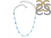 Larimar/Pearl/Blue Topaz Necklace-NSL LAR-12-59