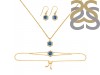 Labradorite Jewelry Set  LBD-RDB-83-RDN-69-RDE-701.