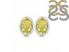 Lemon Quartz Stud Earring LEM-RDE-1370.