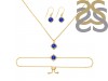 Lapis Jewelry Set LLP-RDB-66-RDN-74-RDE-692.