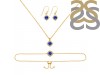Lapis Jewelry Set LLP-RDB-67-RDN-77-RDE-695.