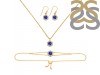 Lapis Jewelry Set LLP-RDB-83-RDN-69-RDE-701.