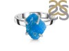 Neon Apatite Rough Ring-R-Size-6 NAR-2-149