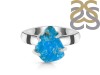 Neon Apatite Rough Ring-R-Size-8 NAR-2-154
