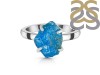 Neon Apatite Rough Ring-R-Size-9 NAR-2-160