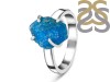 Neon Apatite Rough Ring-R-Size-9 NAR-2-160