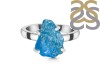 Neon Apatite Rough Ring-R-Size-7 NAR-2-161