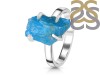 Neon Apatite Rough Ring-R-Size-7 NAR-2-204