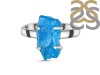 Neon Apatite Rough Ring-R-Size-10 NAR-2-219