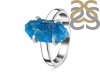 Neon Apatite Rough Ring-R-Size-6 NAR-2-236