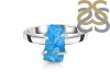 Neon Apatite Rough Ring-R-Size-8 NAR-2-245
