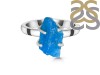 Neon Apatite Rough Ring-R-Size-8 NAR-2-255