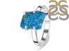 Neon Apatite Rough Ring-R-Size-8 NAR-2-264