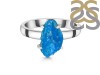 Neon Apatite Rough Ring-R-Size-8 NAR-2-266