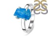 Neon Apatite Rough Ring-R-Size-8 NAR-2-271