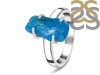 Neon Apatite Rough Ring-R-Size-8 NAR-2-282