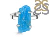 Neon Apatite Rough Ring-R-Size-6 NAR-2-290