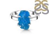 Neon Apatite Rough Ring-R-Size-8 NAR-2-295